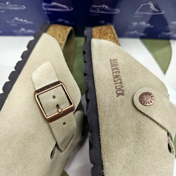 Birkenstock Boston narrow | Cork footbed and suede upper - Picture 4 of 4